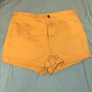 Mustard Yellow Shorts